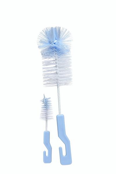 Choice Blue Anpei Baby Specific Nylon Pacifier Newborn Rotating Washing Bottle Cleaning Brush Two Piece Set