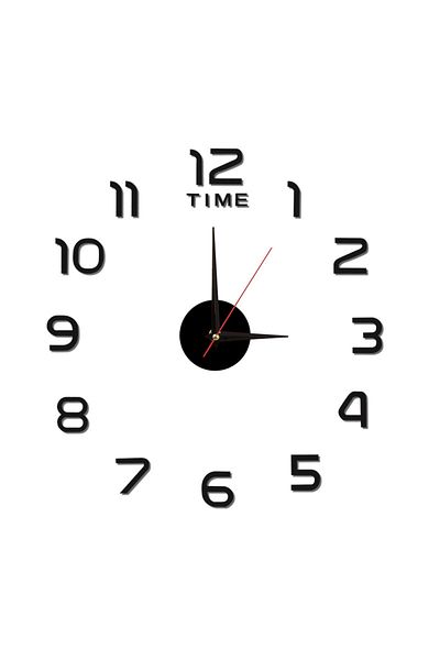 Choice 2d Black(40CM) 2023 Modern Design Large Wall Clock 3d Diy Quartz Clocks Fashion Watches Acrylic Mirr