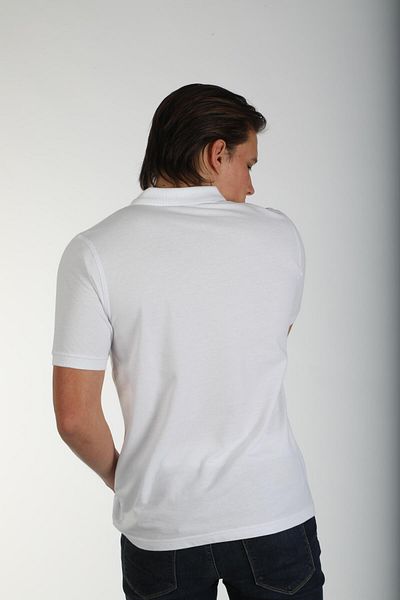 Lee Cooper Twins 1 Men's 100% Cotton Pique Polo Neck T-Shirt White