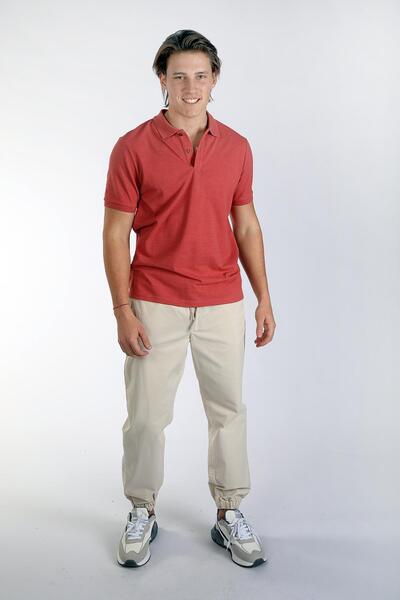 Lee Cooper Miles Men's 100% Cotton Pique Polo Neck T-Shirt K.Mercan