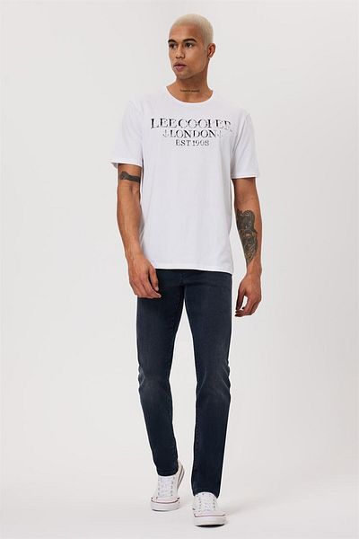 Lee Cooper Cador Men's 100% Cotton O Neck T-Shirt White