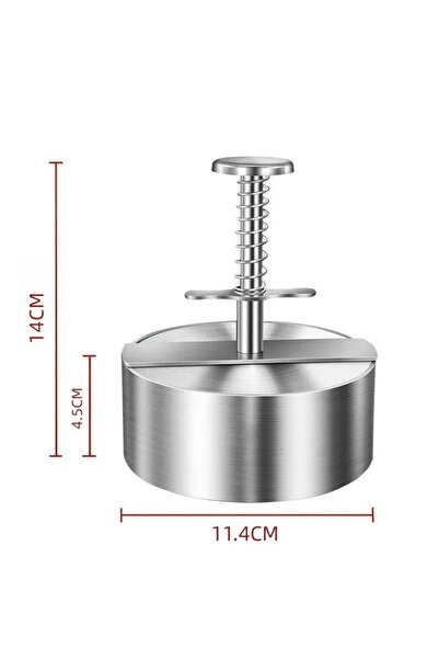 Choice1 Diameter 11.4 CM Hamburger Patty Maker Press 304 Stainless Steel Non-...
