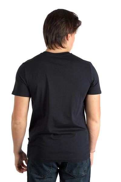 Lee Cooper Baselo Erkek %100 Pamuk O Yaka T-shirt Lacivert