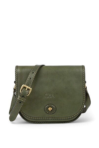 GÖN Hand Made Yeşil Kadın Çapraz Askılı Çanta Tol