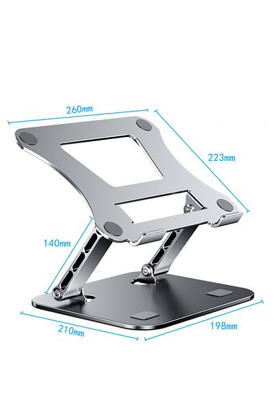 Choice N16-Notebook stand Phone Tablet Stand Adjustable Aluminum Alloy laptop Tablet up to 17 "Laptop Porta