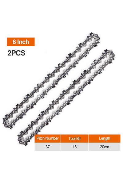 Choice 6Inch 2PC 4Inch 6Inch Mini Steel Chain saw Chains Electric Chainsaws Accessory Chains Replacement Mi