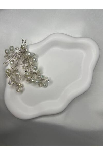 Love Candle Dekor Beyaz Bulut Tabak, Dekoratif Bulut Tabak, Oval Bulut Tepsi,...