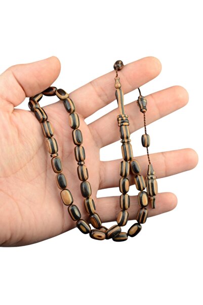 Burhan Sağlam Kapsül Kesim 11x7 mm Kafur Ağacı Sistem Püsküllü Tesbih