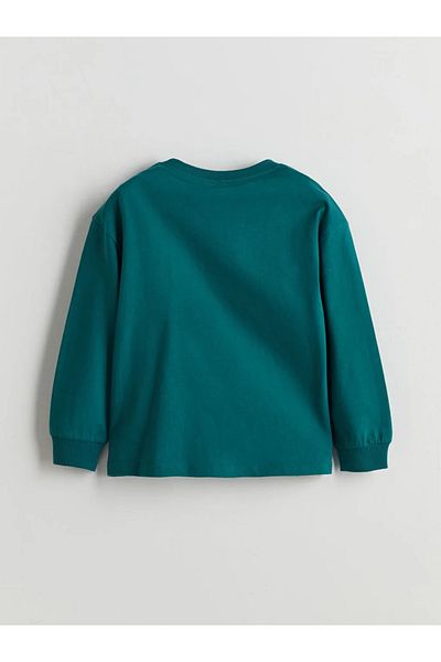 LC Waikiki Μπλουζάκι για αγόρια LCW Kids Green Bear Teddy με στάμπα