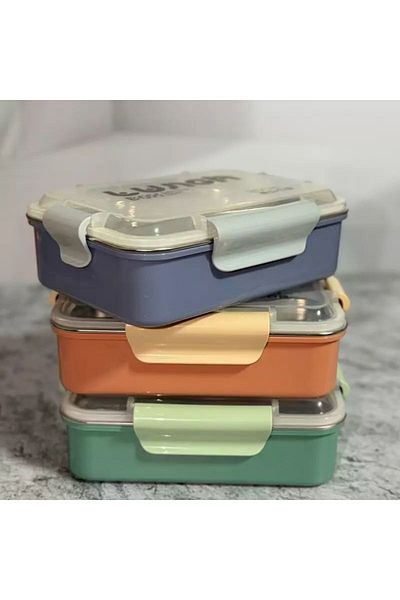 Kayra Stone Steel Lunch Box - Insulated Lunch Box - Stainless Bpa Placemat