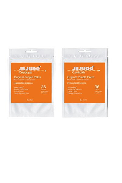 JEJUDO Original Pimple Patch, 2X36 adet şeffaf bant, Hidrokolloid bant, Akne ...
