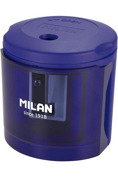 Milan Electric Pencil Sharpener (Acid)-Blue Bwm10149