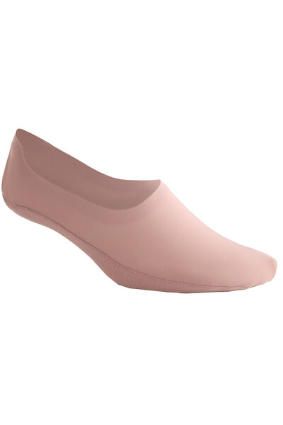 Oysho 2 pairs of invisible high cut rib socks with microfibre