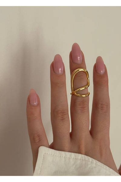 KİLİGİSTANBUL خاتم ماجي ذهبي اللون