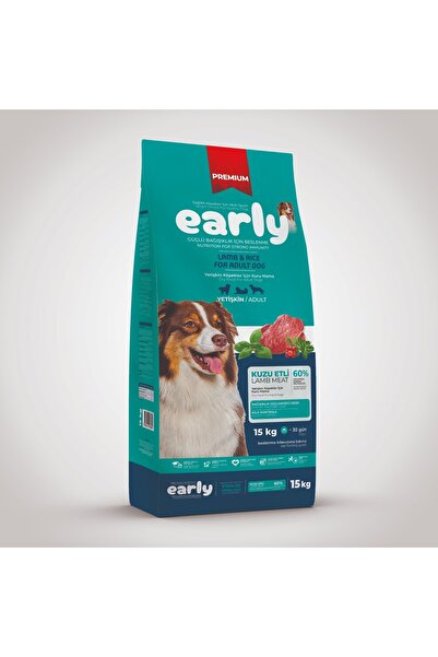 EARLY Kuzu Etli Yetişkin Köpek Maması 15 Kg (Premium)