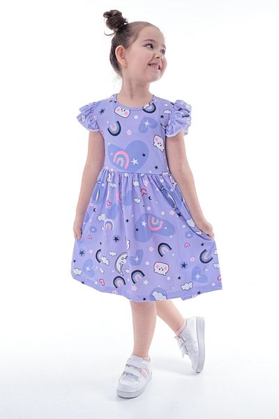 Teymbaby Girl's Printed Dress