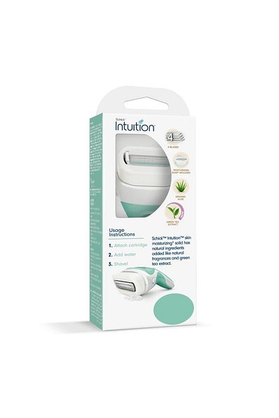 INTUITION Schick Intuition Shaving Foam and Mousse Tool with Aloe Vera and Vitamin E - 2 Pieces