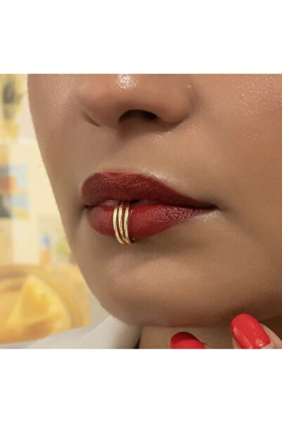 elur malta Çelik Dudak Yüzüğü