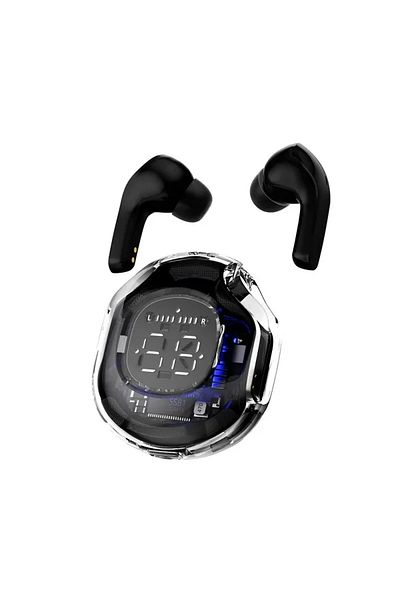 Choice Black Tws Air T8 Bluetooth Earbuds with LED Digital Display Bluetooth 5.3 Wireless in-Ear Earphone f