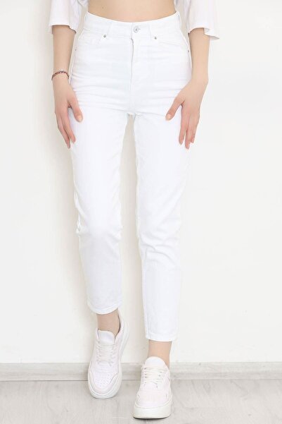 ByCukurovaFrango BY-2479 Penolope Γυναικείο τζιν παντελόνι με λεπτή γραμμή, λ...