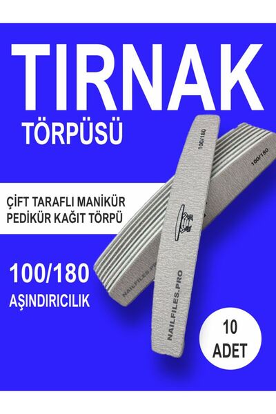 KOKS Professionel Kağit Törpü Manikür Ve Pedikürcü İçin Çift Taraflı Tırnak T...