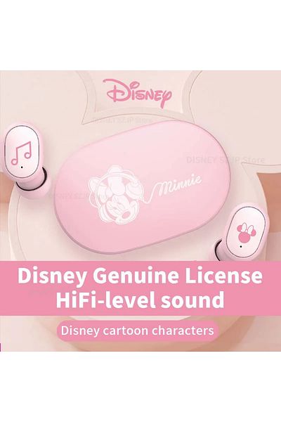 Choice Minnie Disney Original Earbuds E6S Mini Cartoon Wireless Earphones Bluetooth 5.3 HIFI Sound Noise Re