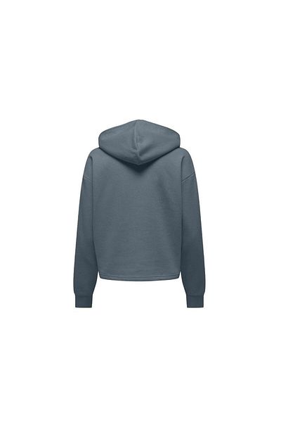 ONLY Onpcomfort Ls Brush Hood Swt Women's Sweatshirts 15294219 - Stormy Weather