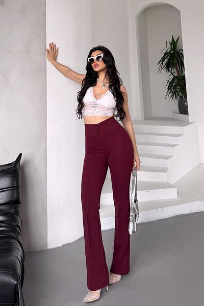 İstangül Butik Full Lycra Palazzo Trousers
