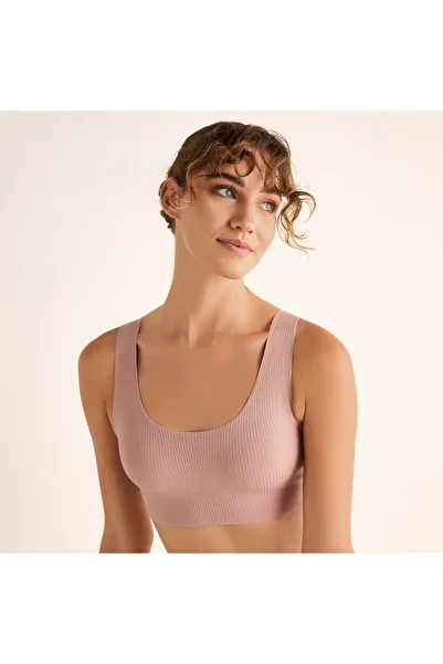 FAV Textured Support Bra and Brief Set