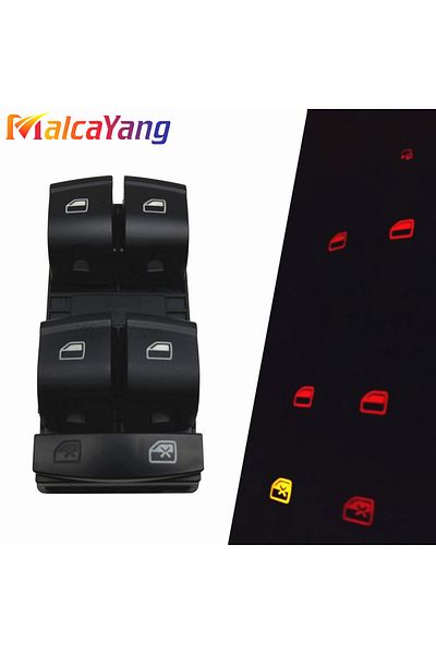 Choice High Quality Electric Power Panel Window Master Control Switch Button For Audi A3 8P SPORTBACK A6...