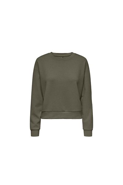 ONLY Onplounge Ls On Swt Noos Kadın Sweatshirt 15230217-olive