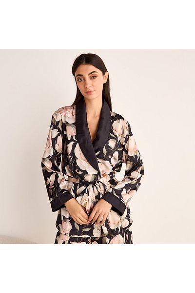 FAV Floral Print Robe and Pyjama Set