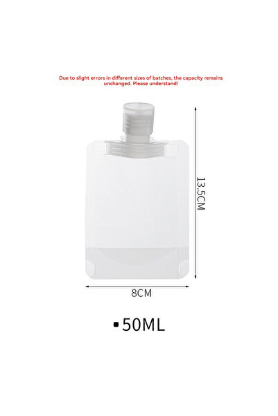 Choice6 10pcs 50ml 10Pcs 30/50/100ML Thickened Travel Subpackage Cosmetic Lot...