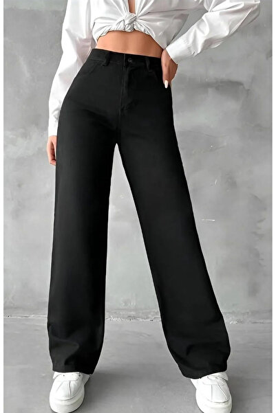 dressmix Milano Lemina Yumuşak Dokunuşlu, Wide Leg Etkili, Palazzo Kot Pantolon