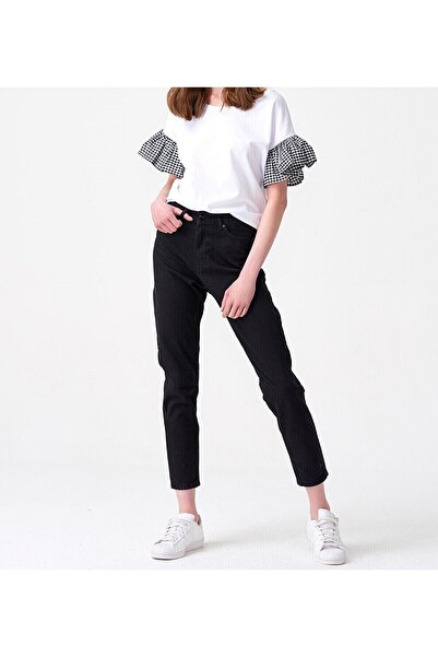 ByCukurovaFrango By-7594 Zero Max High Waist Black Lycra Stretch Denim Jeans ...