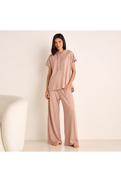 FAV Ribbed Hooded T-shirt and Pyjama Set