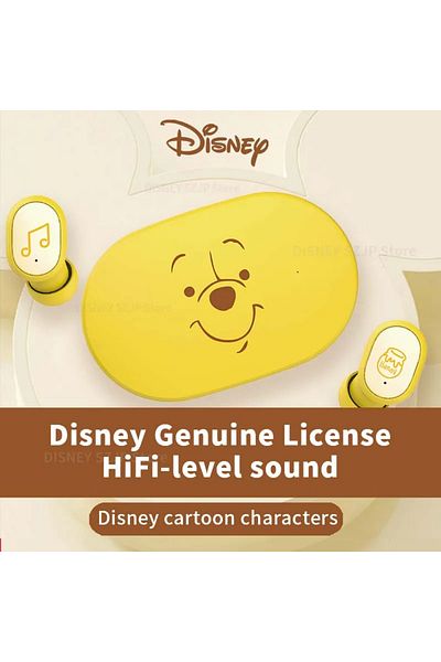 Choice Winnie Pooh Disney Original Earbuds E6S Mini Cartoon Wireless Earphones Bluetooth 5.3 HIFI Sound Noi
