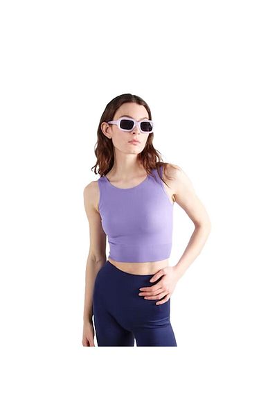 Only Play Onpjaia Life Aster Purple Women's Bra - Un SL Seam Short Top, Noos 15250051