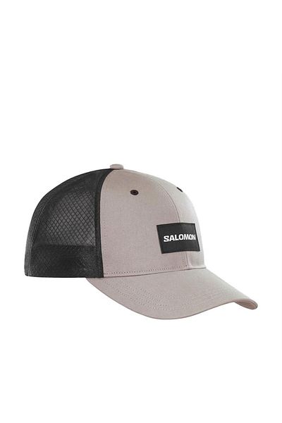 Salomon Trucker Curved Cap Unisex Hat Lc 2232700   Gray