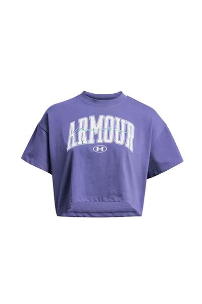 Under Armour Ua Hw Scrıpted Wm Crop Ss