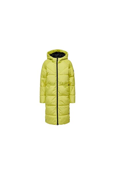 ONLY Πολύχρωμο γυναικείο παλτό Onlnewamanda Long Puffer Capuchin 15304786