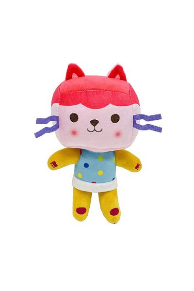 Choice 25cm Lovely Gabby Dollhouse Plush Toy Mercat Cartoon Stuffed Animals Smiling Cat Car Cat Hug Gaby Gi
