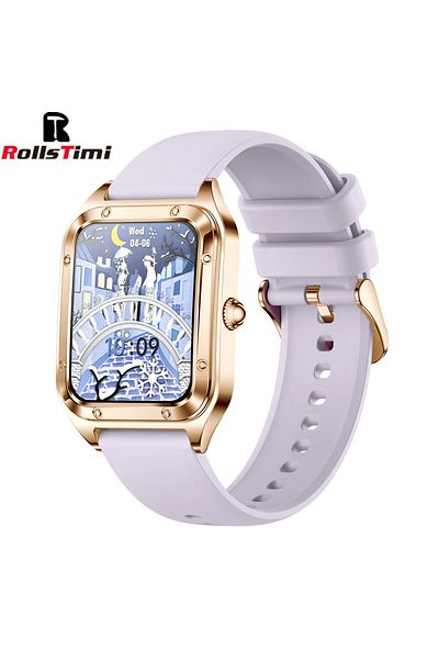 Choice Purple 1.57Inch Top Luxury Smart Watch Women Bluetooth Call Blood Pressure Heart rate Sleep Health M