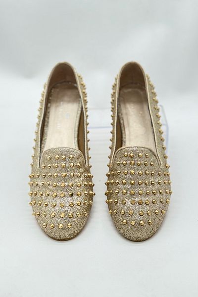 SWORD Women's Babet Stone Embroidered Stylish Home Business Office Casual Shoes
