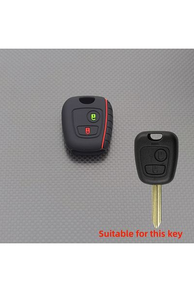 Choice Black Silicone Remote Car Key Case Cover Shell For Citroen C1 C4 C2 C3 Berlingo Xasara Picasso For P