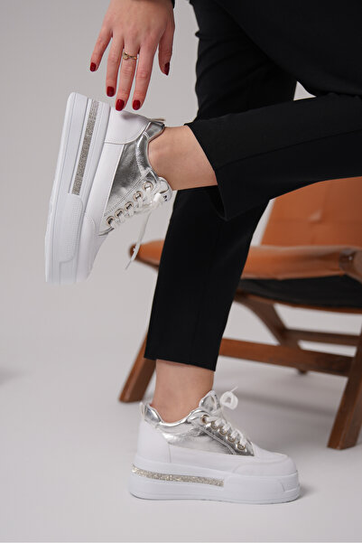 Cananın Pabuçları FRM - ΑΘΛΗΤΙΚΑ ΠΑΠΟΥΤΣΙΑ ΜΕ ΛΕΠΤΟΜΕΡΗΣ ΠΕΤΡΙΝΗ ΣΧΕΔΙΑΣΜΟΥ ΜΕ ΥΨΗΛΗ ΣΟΛΑ