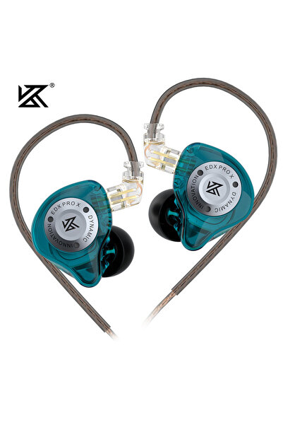 Choice سماعات أذن رياضية معدنية عالية الجودة بدون ميكروفون KZ EDX PRO X Dynam...