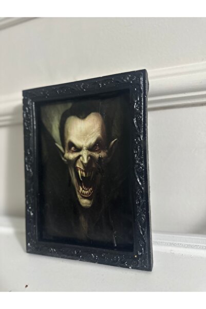 busraconcept Pictură de vampir gotic negru în stil vintage 20cm