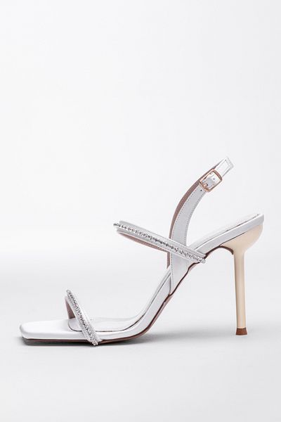 Tasarım Party Star Diamond Rhinestone High-Heeled Shoes High-Heeled Sandals