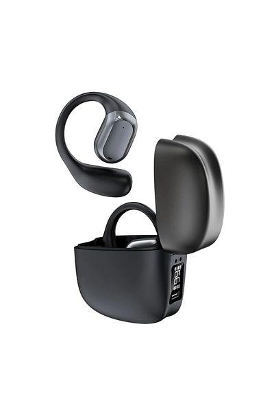 Choice Black T371 New Ear Clip-on Wireless Headset Long Battery Life Non-in-ear Noisereduction Large Screen